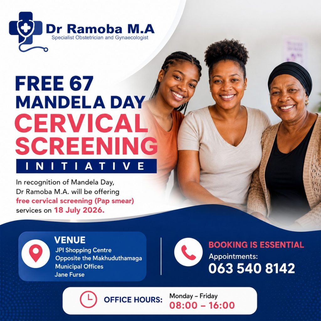 Free 67 Mandela Day Cervical Screening Initiative
